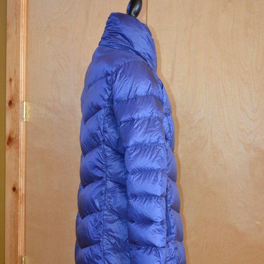 LL Bean down ultralight puffer coat, size M, blue Downtek - Picture 2 of 10